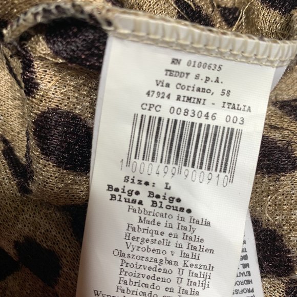 Rinascimento leopard print top - Picture 8 of 8